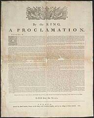 The proclamation of 1763