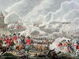 The battle at Waterloo