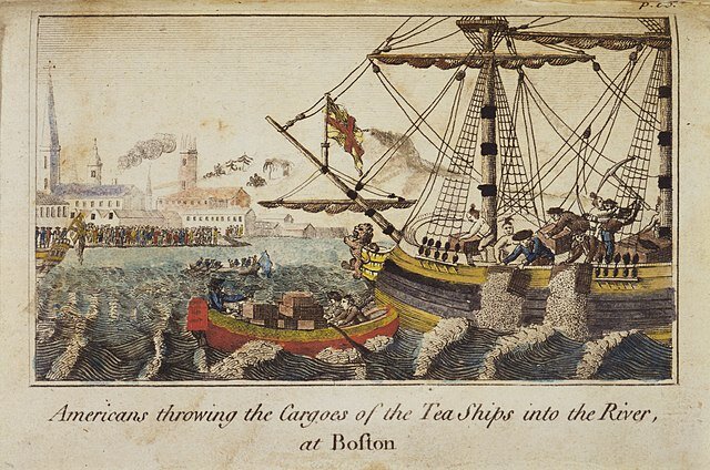 The Boston tea Party