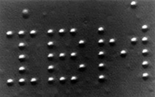 "IBM" Spelled with 35 Xenon Atoms
