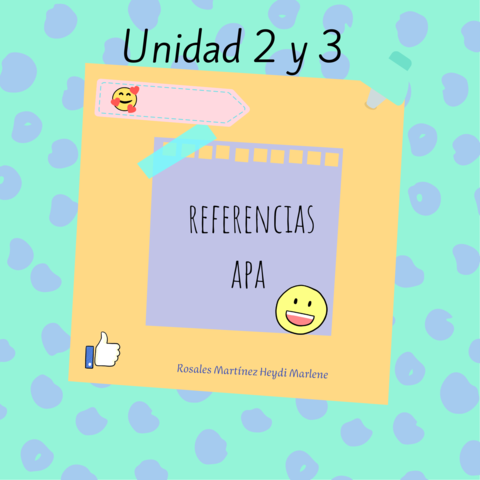 Referencias Unidad 2 y 3