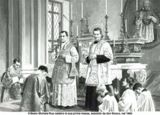 Michael Rua was ordained a priest