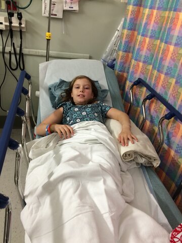 Je me suis cassé mon bras quand j’avais huit ans