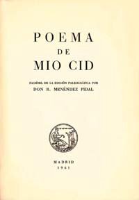Poema del Mio Cid