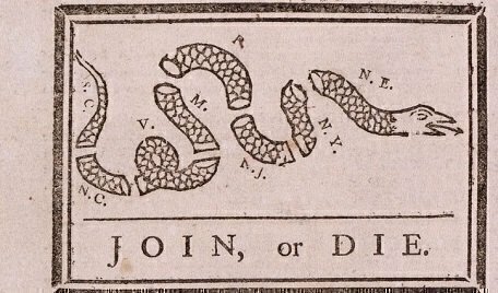Join or Die Cartoon