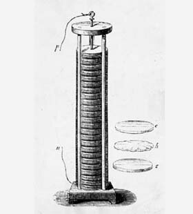 pila eléctrica (edad contemporánea)