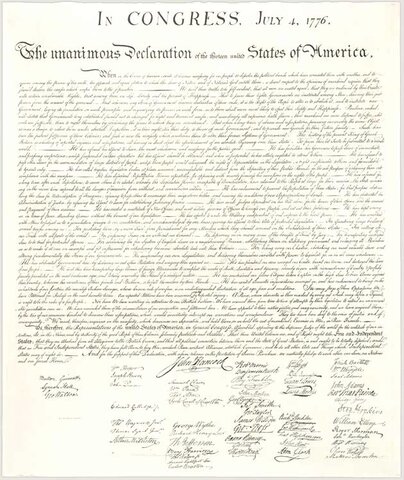 Signing of the Declaration of Independance