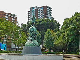 El monumento a Cristóbal Colón