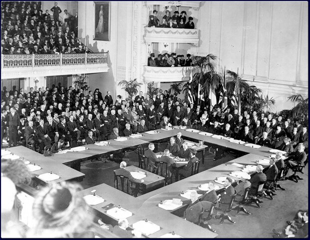 The Treaty Of Versailles Is Signed
