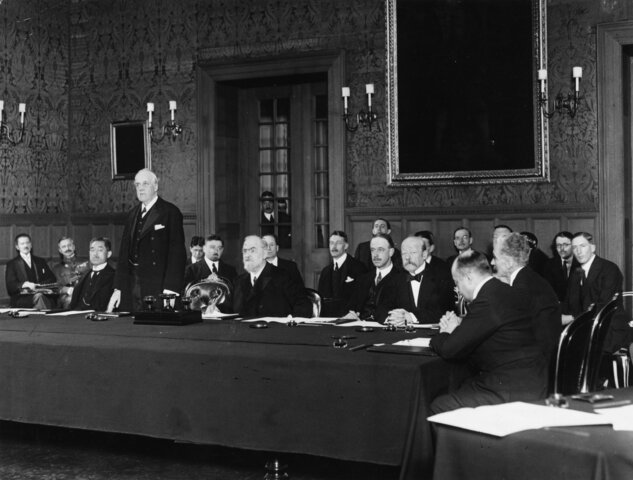 The First Meeting Of The League Of Nations