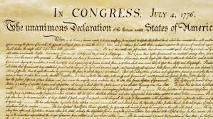 The declaration of independence