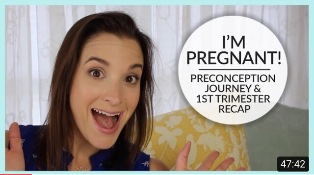 *Announces first pregnancy