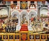 Guerra hispano-francesa, con victorias de España. Paz de Cateau-Cambrésis