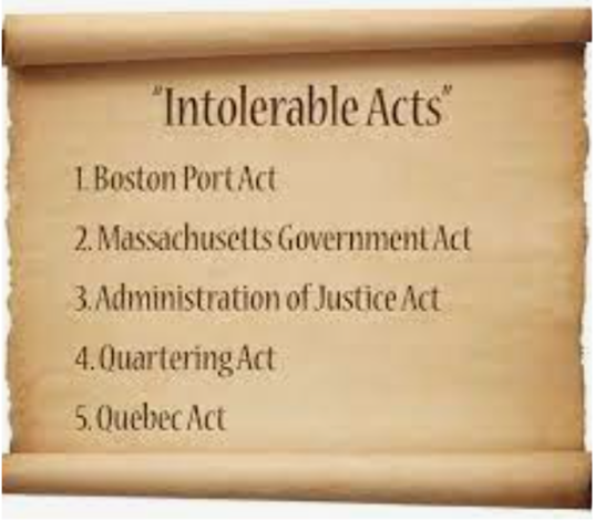 Intolerable Acts