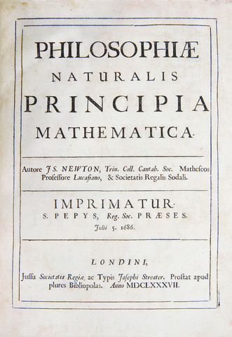 Sir Isaac Newton Publishes The Mathematical Principles of Natural Philosophy