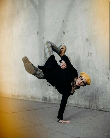 He liked dancing, and he was part of a breakdancing group