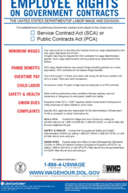 Walsh-Healey Public Contracts Act