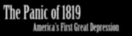 First Modern Depression America