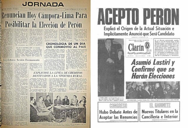 Renuncia de Cámpora