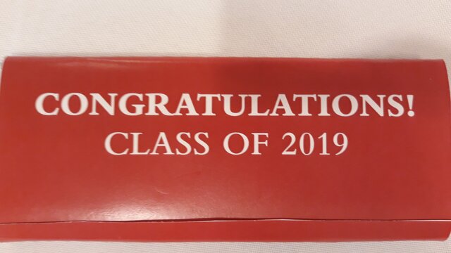 J’ai obtenu mon diplôme de quatrième