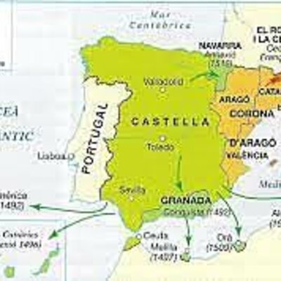 Timeline: TEMA 2 INICI DE LA EDAT MODERNA A ESPANYA, CATALUNYA I AMÈRICA