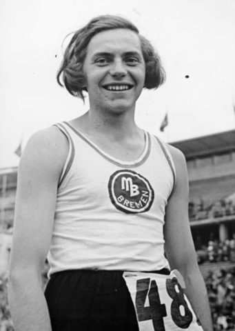 "Dora" Ratjen outed as a man when competing as a woman