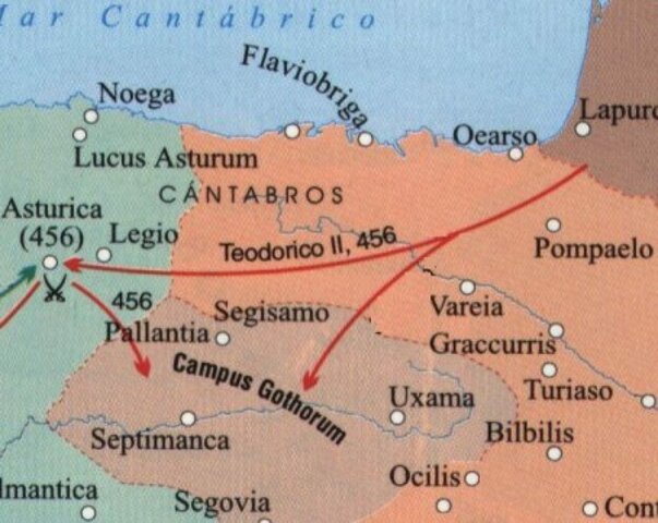 456 Los visigodos derrotan a los Suevos