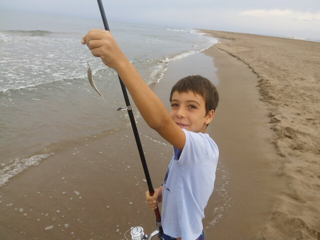 La meva primera pesca.