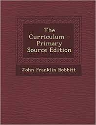 Publicación del libro "The Curriculum", Franklin Bobbitt