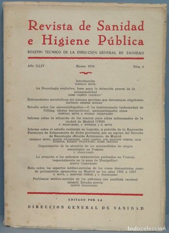 SANIDAD E HIGIENE PÚBLICA