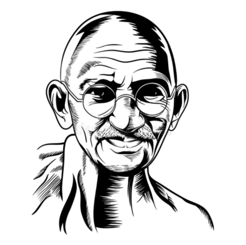 1915 - Protestas de Mahatma Gandhi en India