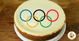 Cheesecake served at the the Olympic Games