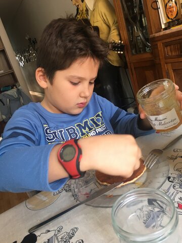 Esmorzant Panckakes a casa meva!