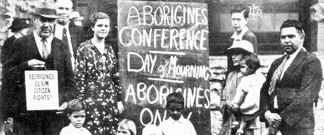 1938 Day of Mourning Protest