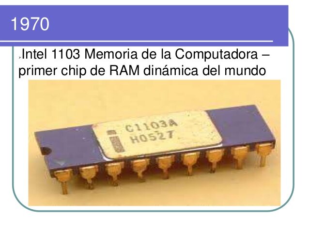 Memoria RAM 1970