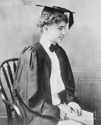 Helen Keller graduated collage.
