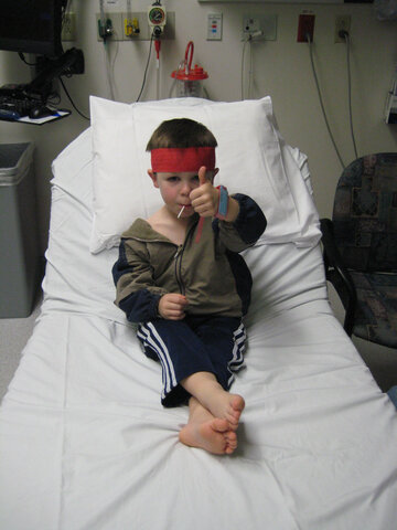 Hospital Trip (Staples in Head)