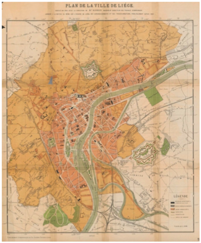 Plan élaboré sous la direction de Blonden