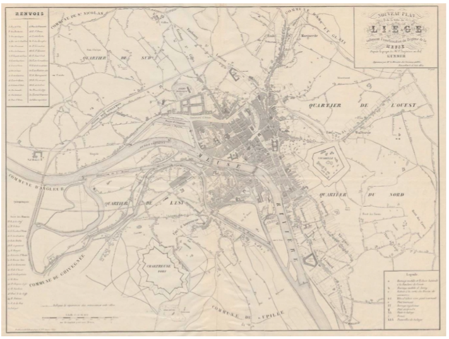 Plan de rectification de la Meuse par Kummer