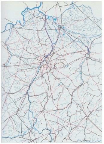 Représentation de lignes vicinales en 1949