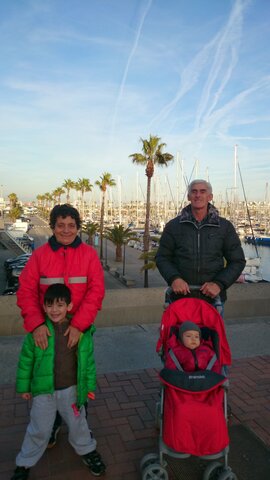 Van vindre els meus avis a España.