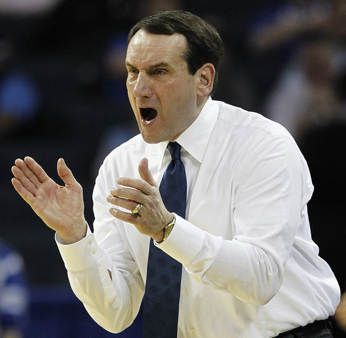 Krzyzewski Leads Duke to 5th Straight Final Four