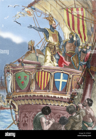 1229 y 1239 -Jaume I conquista Baleares y Valencia.