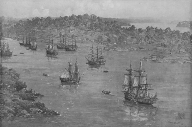 Arrived in Sydney January 1788
