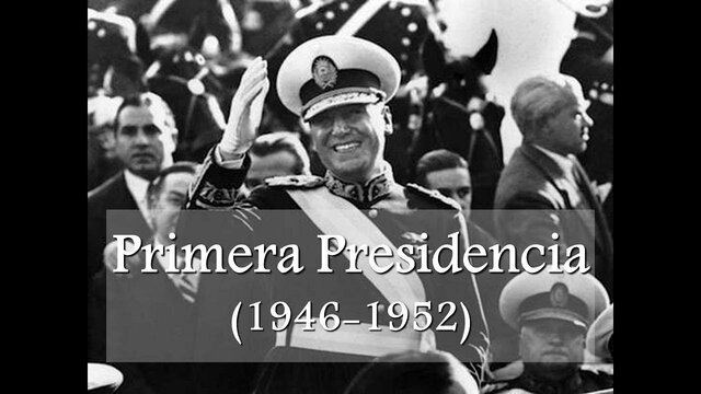 1ª Presidencia de Perón en Argentina.