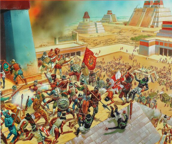 ❸ Caída de México Tenochtitlan