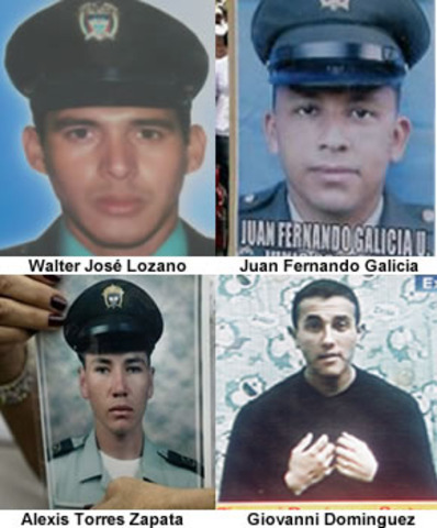 LIBERACION DE TRES POLICIAS