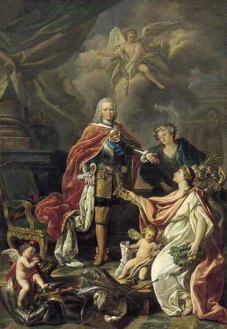 Muerte de Felipe V. Hereda el trono su hijo Fernando VI.