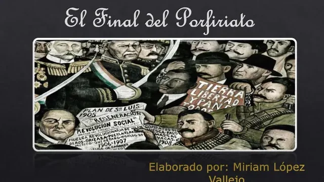 Caída de Porfirio Díaz