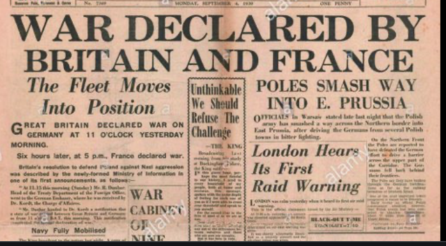 France declares war on Great Britain and Netherlands